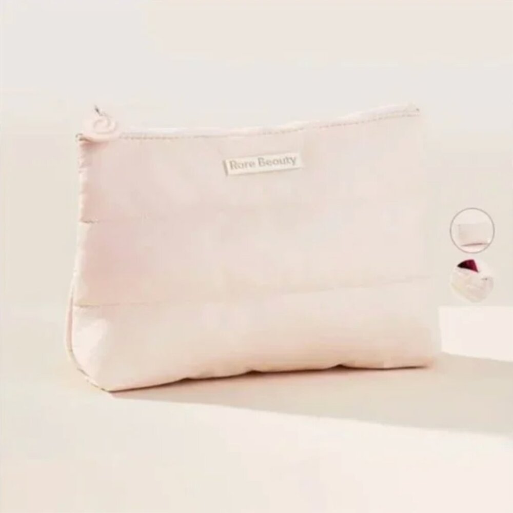 NWT RARE BEAUTY by Selena Gomez Puffy Makeup Bag